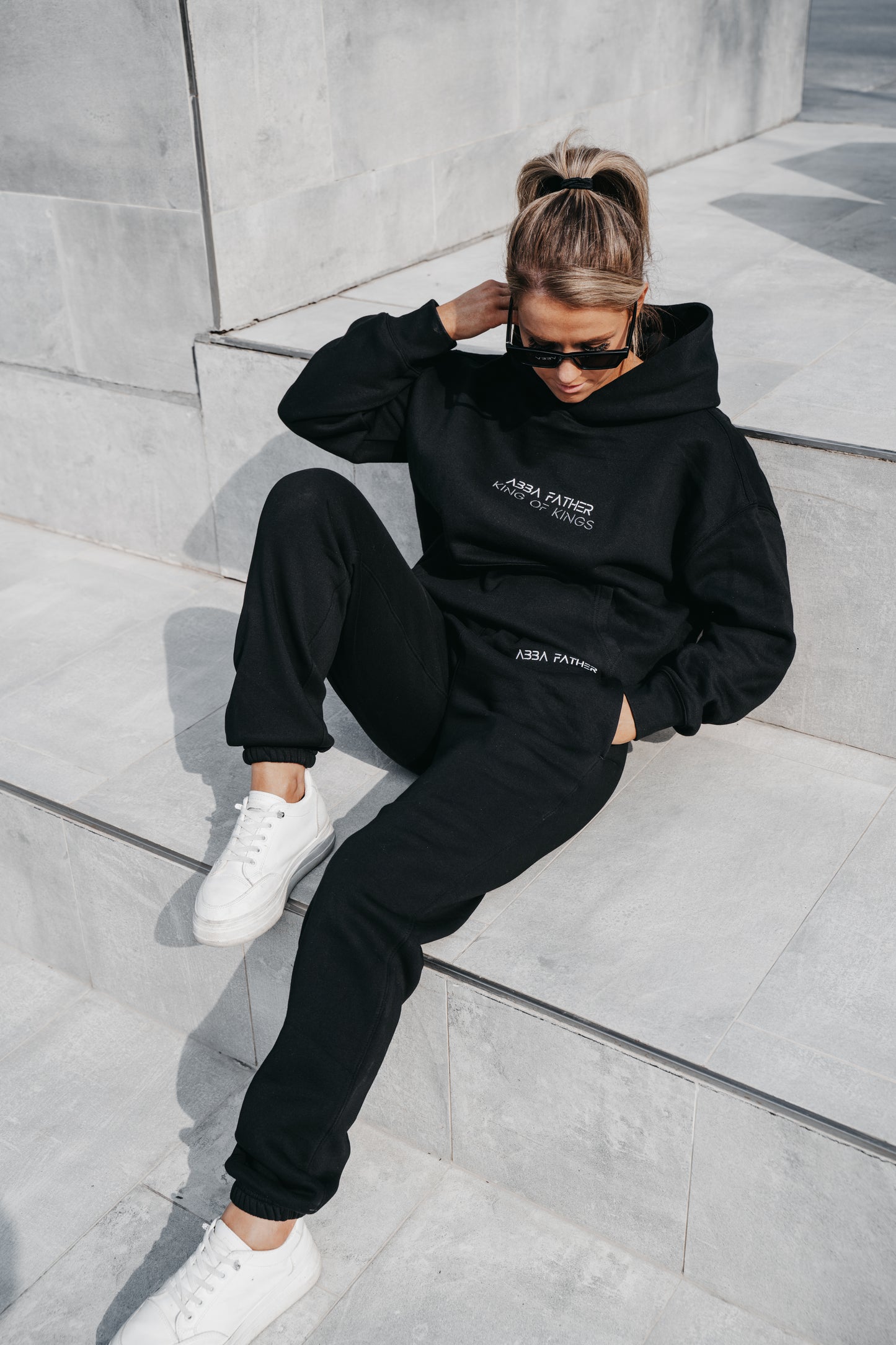 " ABBA FATHER " WOMENS GREY LOUNGE SET * PRE-ORDER *