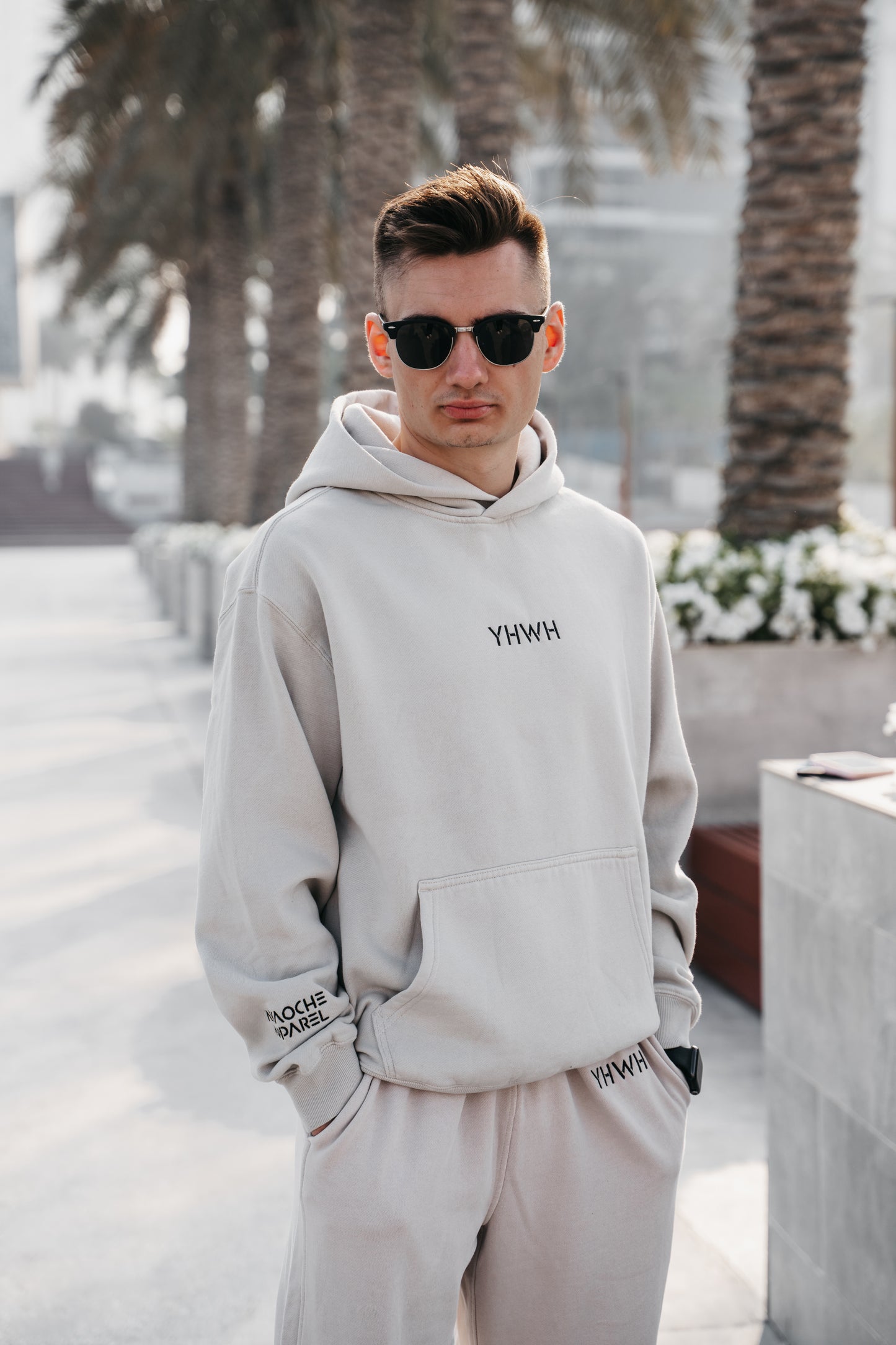 " YHWH " MENS LIGHT GREY LOUNGE SET * PRE-ORDER *