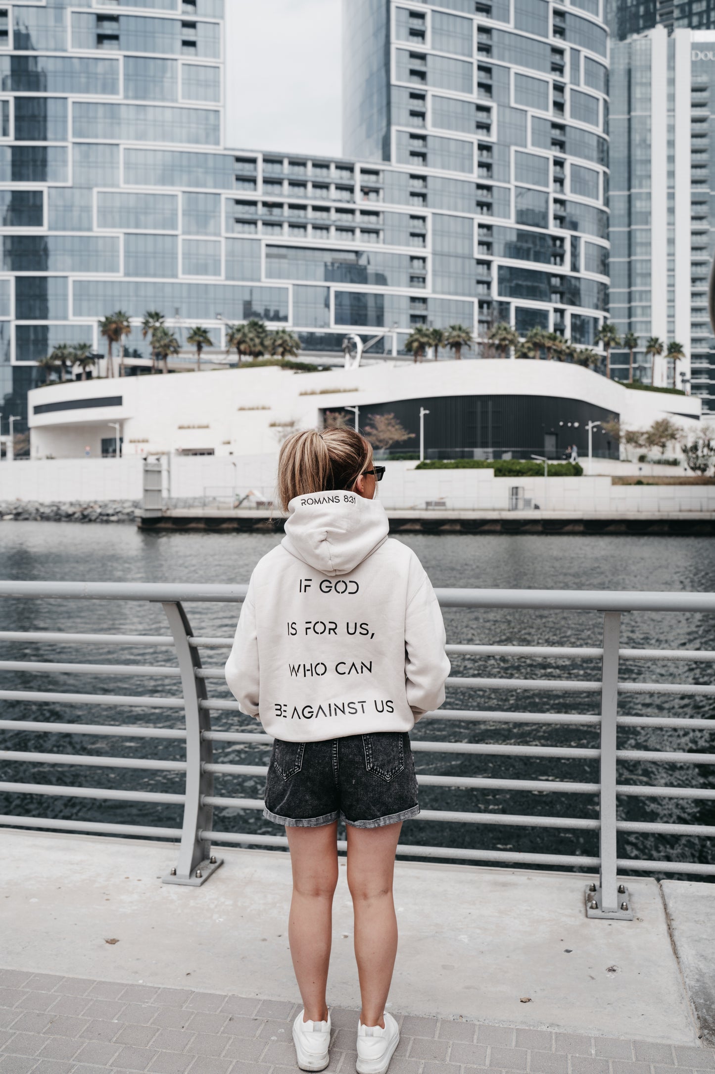 " GOD IS GOOD " UNISEX BEIGE HOODIE * PRE-ORDER *