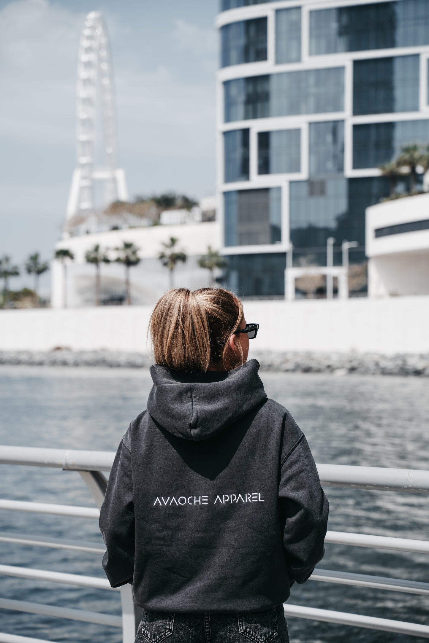 " ABBA FATHER " WOMENS DARK GREY HOODIE * PRE-ORDER *