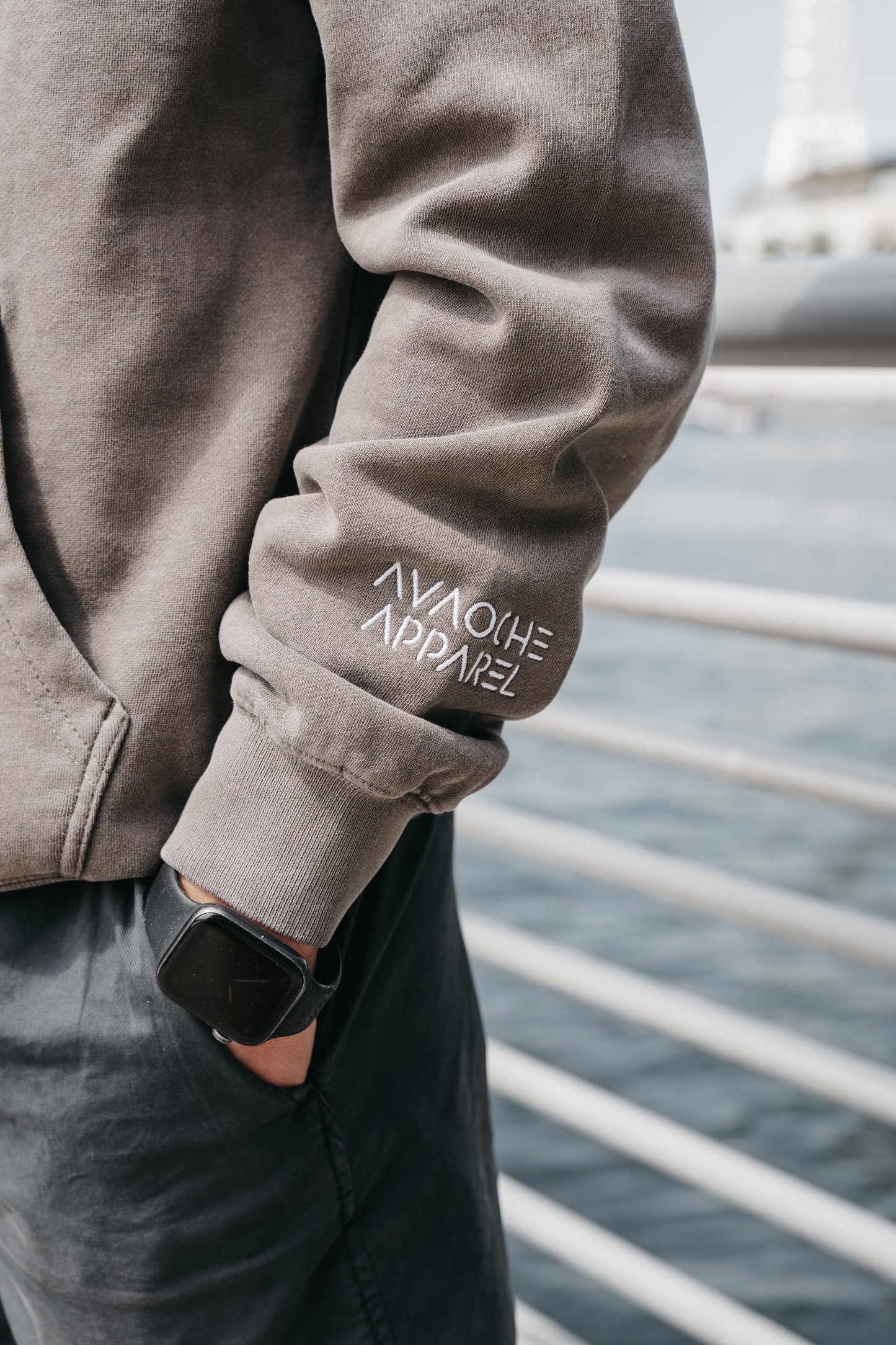 " WE OWE A DEBT " MENS BROWN HOODIE * PRE-ORDER *