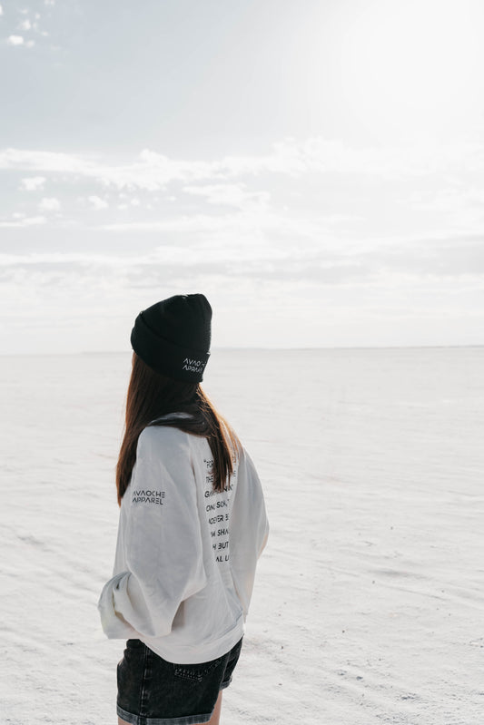 " JOHN 3:16 " Women's Off White Crewneck