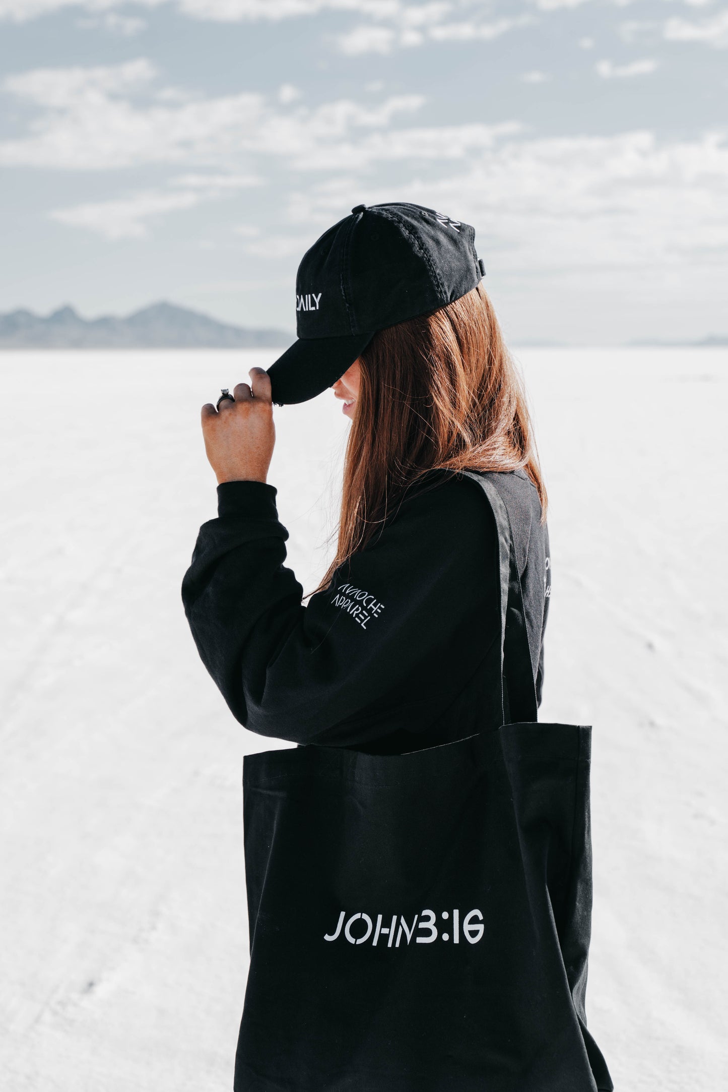 Christian tote bag with “John 3:16” – faith-centered everyday carry