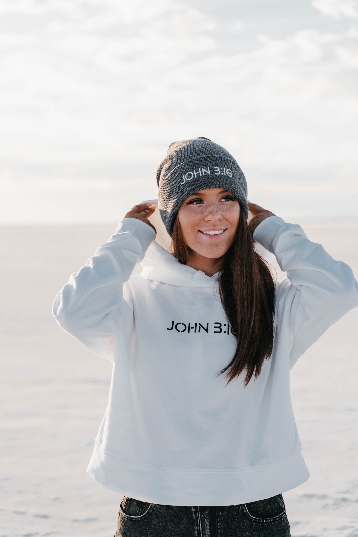 " JOHN 3:16 " Unisex Grey Hat