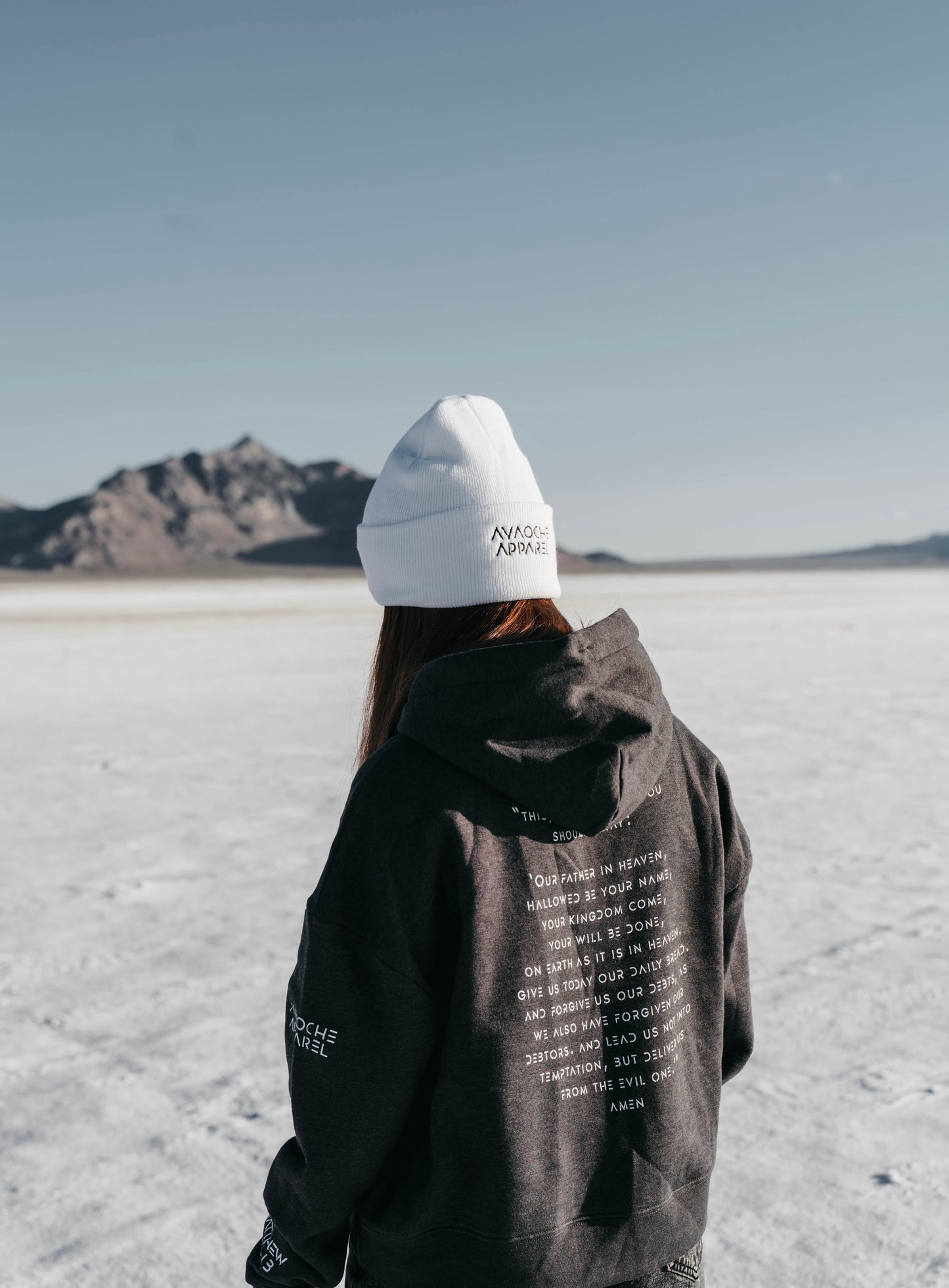 " PRAY DAILY " Women's Grey Hoodie