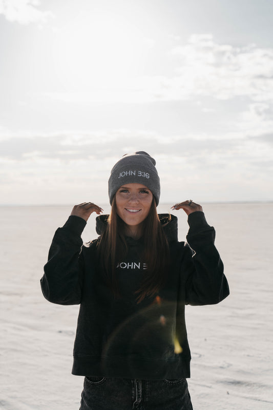 " JOHN 3:16 " Unisex Grey Hat