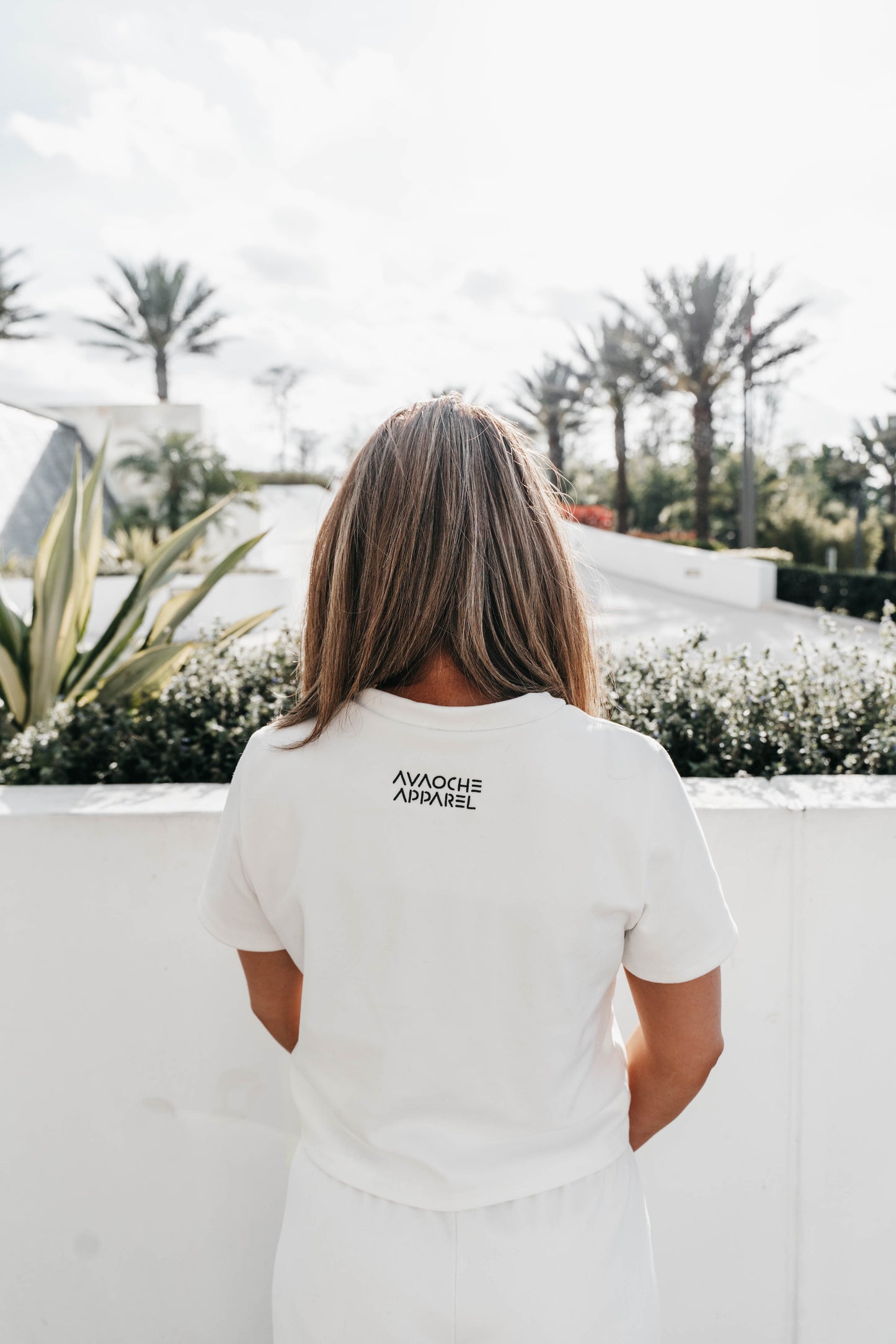 " THE CROSS " Women's White 2 Piece Lounge Set