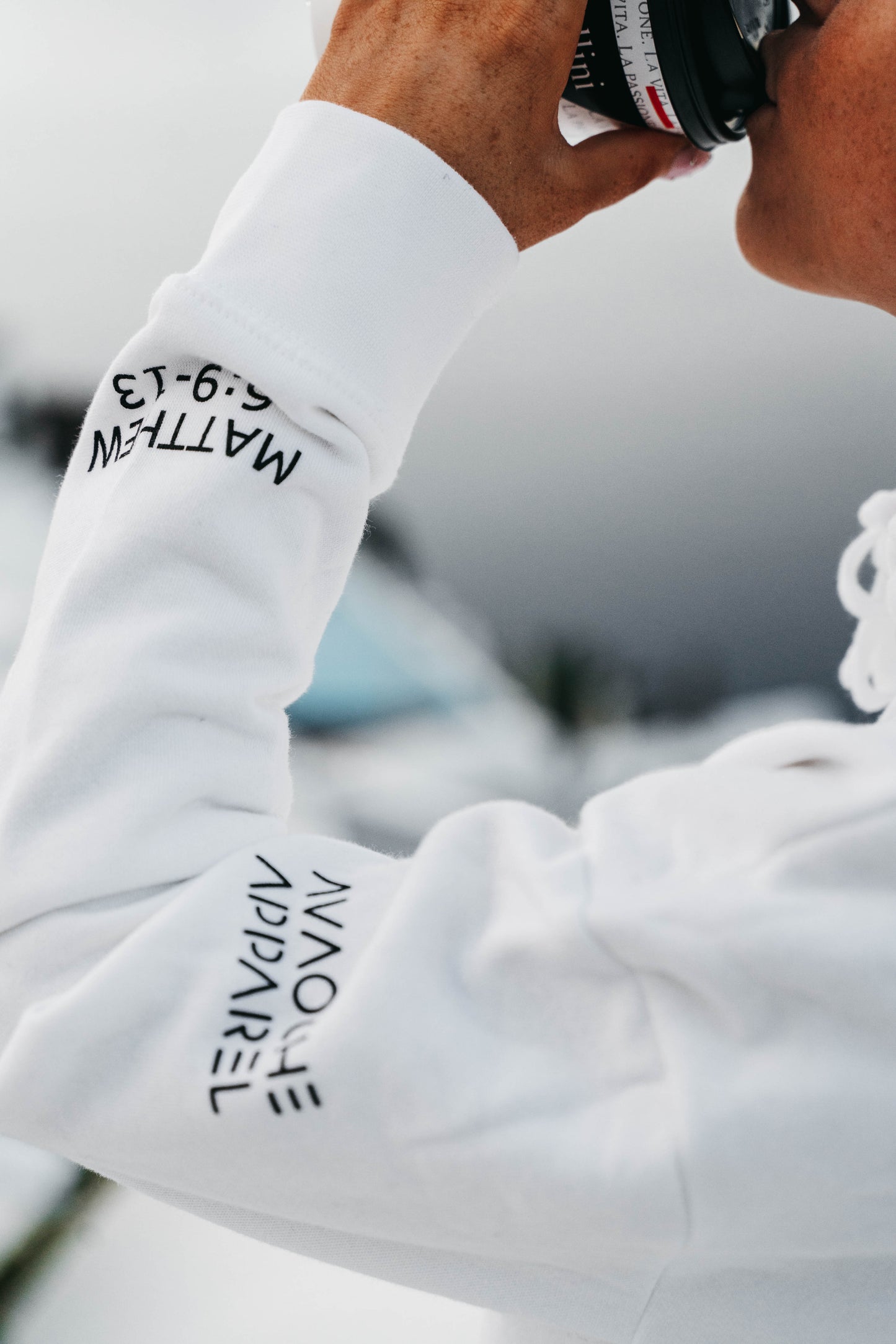 " PRAY DAILY " Women's White Hoodie