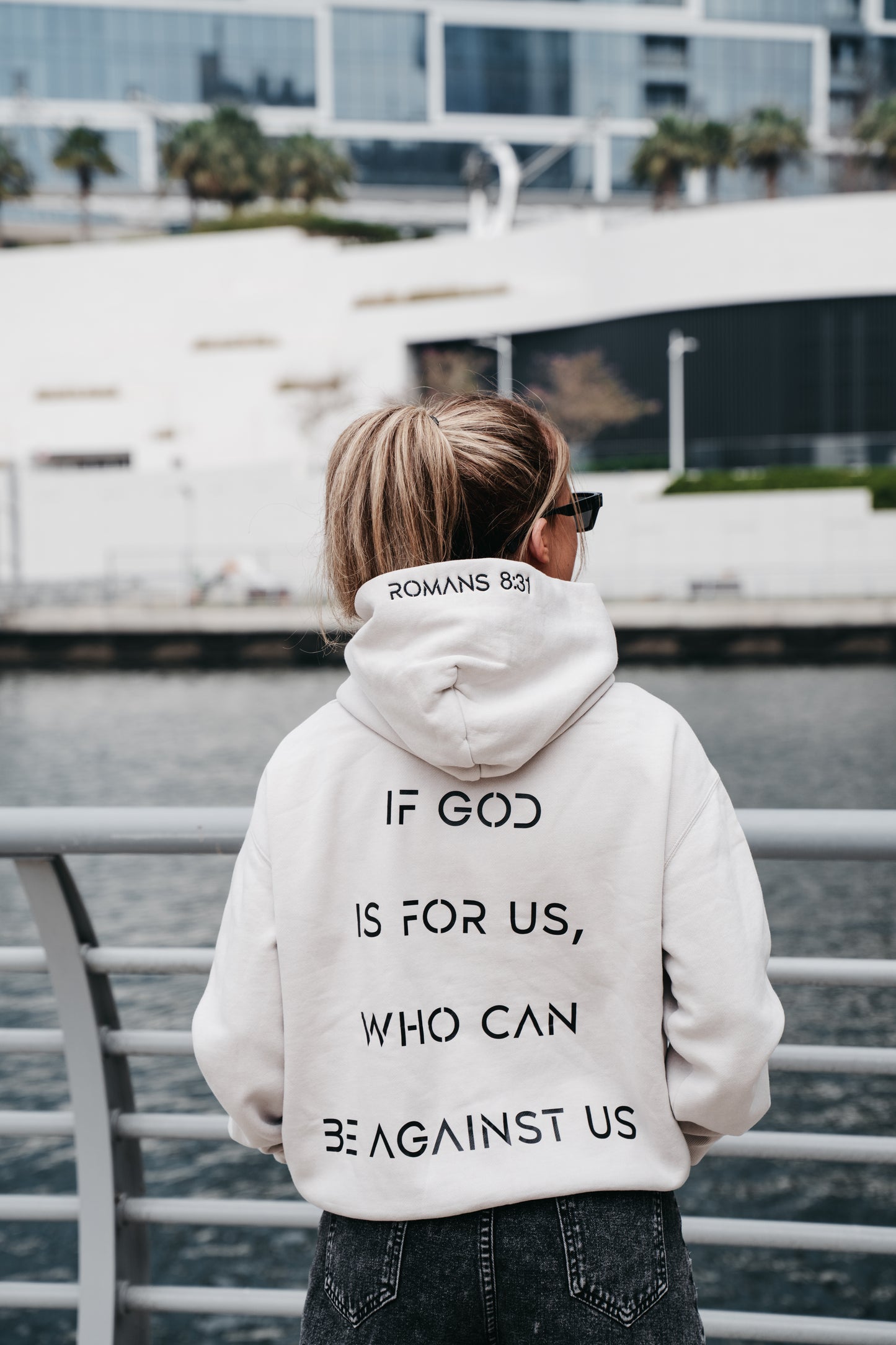 " GOD IS GOOD " UNISEX BEIGE HOODIE * PRE-ORDER *