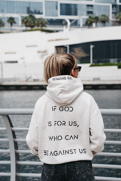 " GOD IS GOOD " UNISEX BEIGE HOODIE * PRE-ORDER *