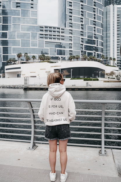 " GOD IS GOOD " UNISEX BEIGE HOODIE * PRE-ORDER *