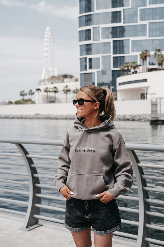 " ABBA FATHER " WOMENS BROWN HOODIE * PRE-ORDER *