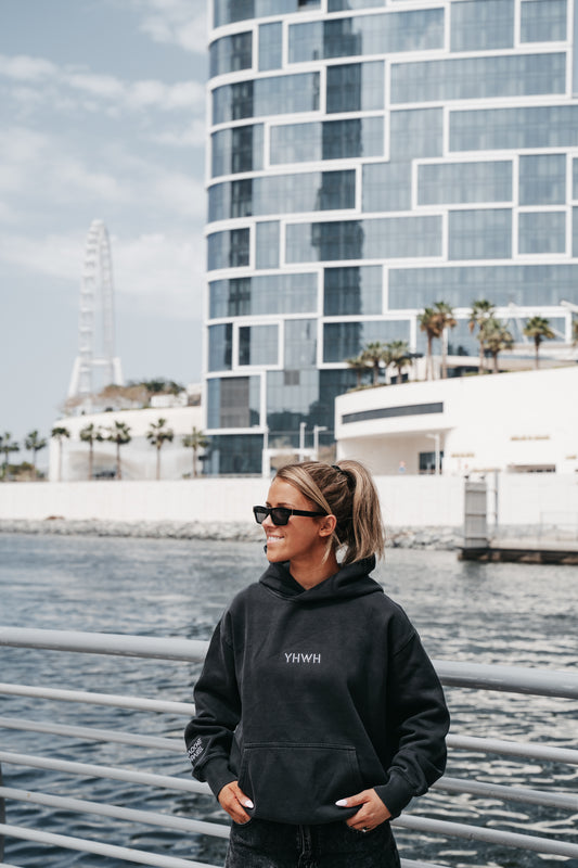 " YHWH " WOMENS DARK GREY HOODIE * PRE-ORDER *