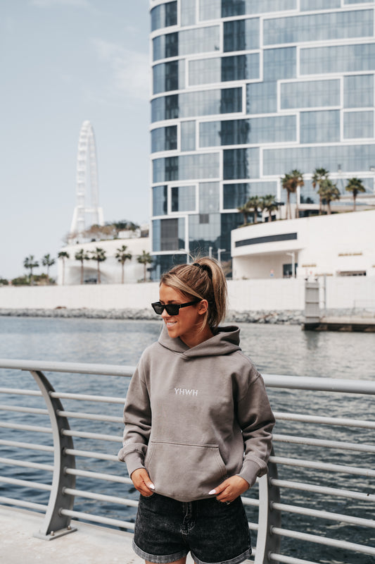 " YHWH " WOMENS BROWN HOODIE * PRE-ORDER *