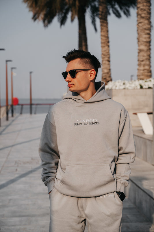 " ABBA FATHER " MENS LIGHT GREY LOUNGE SET * PRE-ORDER *