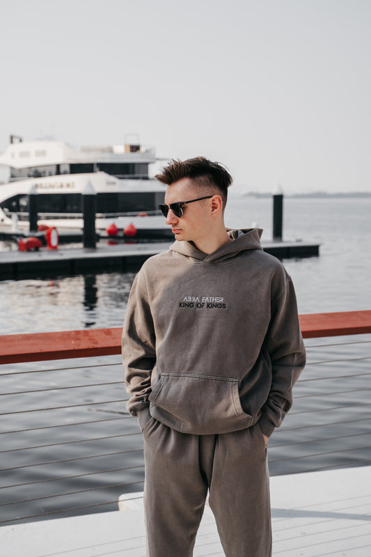 " ABBA FATHER " MENS BROWN LOUNGE SET * PRE-ORDER *